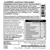 Earthshine Nutricrisps - Sauerkraut & Black Pepper